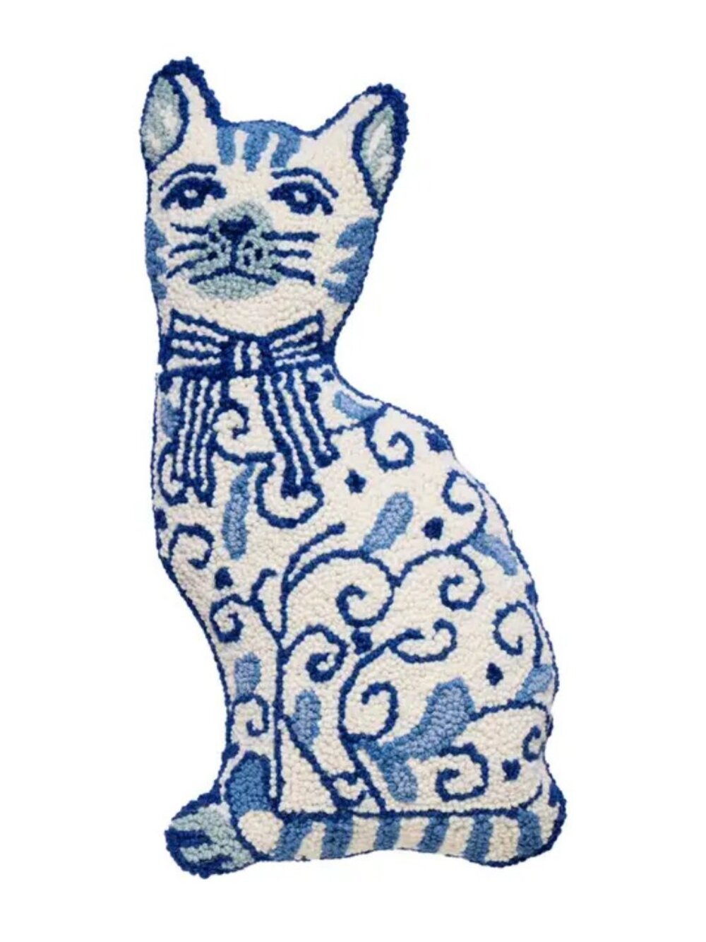 Chinoiserie Cat Hook Pillow NEW